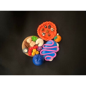 Handmade Clay Food Magnets